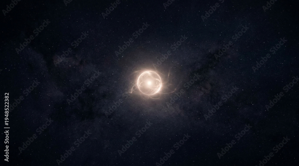 Fototapeta premium Solar eclipse with clouds in sky.