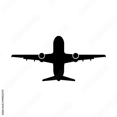 Airplane Silhouette Icon