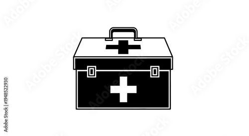 First aid kit box medical.