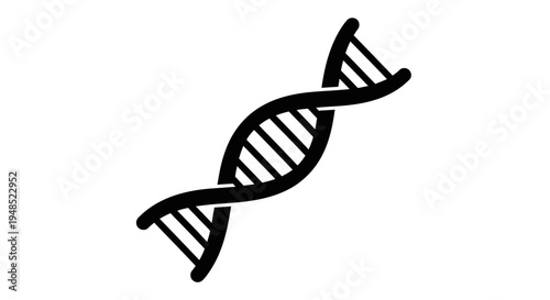 DNA Double Helix Structure Model.