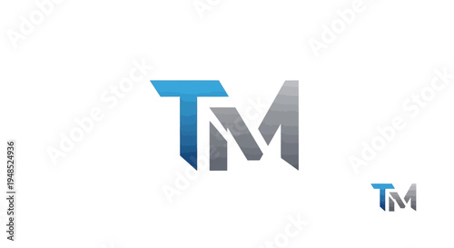 TM monogram logo design