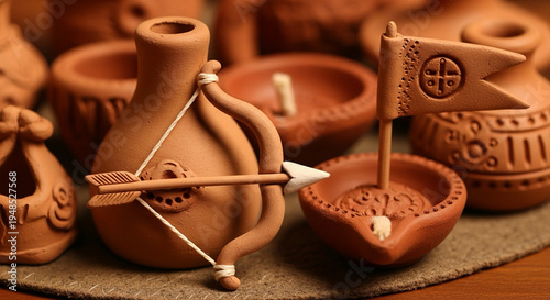 Ram Navami Clay Festival Symbol Collection