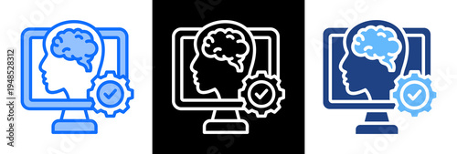 Cognitive Bias triplestyle icon