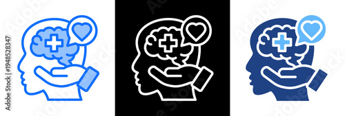 Mental Health triplestyle icon