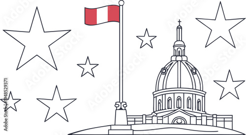 Malta independence day celebration june 7 flag building