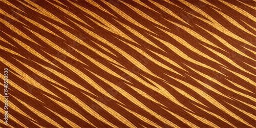 The dry brown leather texture features nature-inspired ripples and grain patterns that resemble desert sand dunes and weathered oak wood