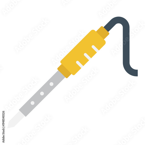 Electric Soldering Iron Tool Icon