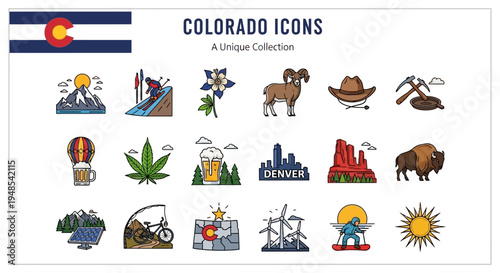 Colorado Icons A Unique Collection of State Symbols and Attractions