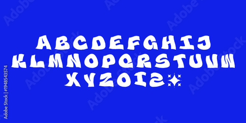 Experimental Organic Typography Alphabet Collection