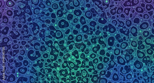 Abstract organic cell network pattern texture background digital art organic cellular structure