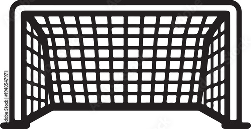 Soccer Goalpost Vector Icon