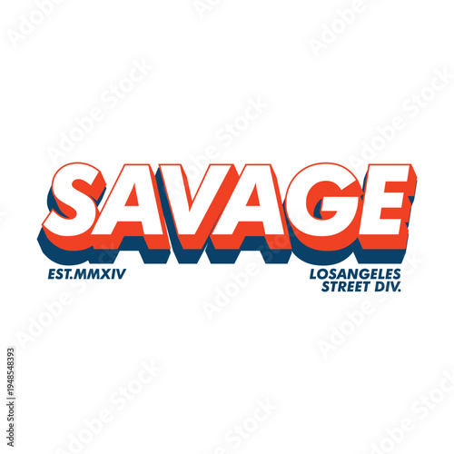 savage los angeles simple vintage fashion