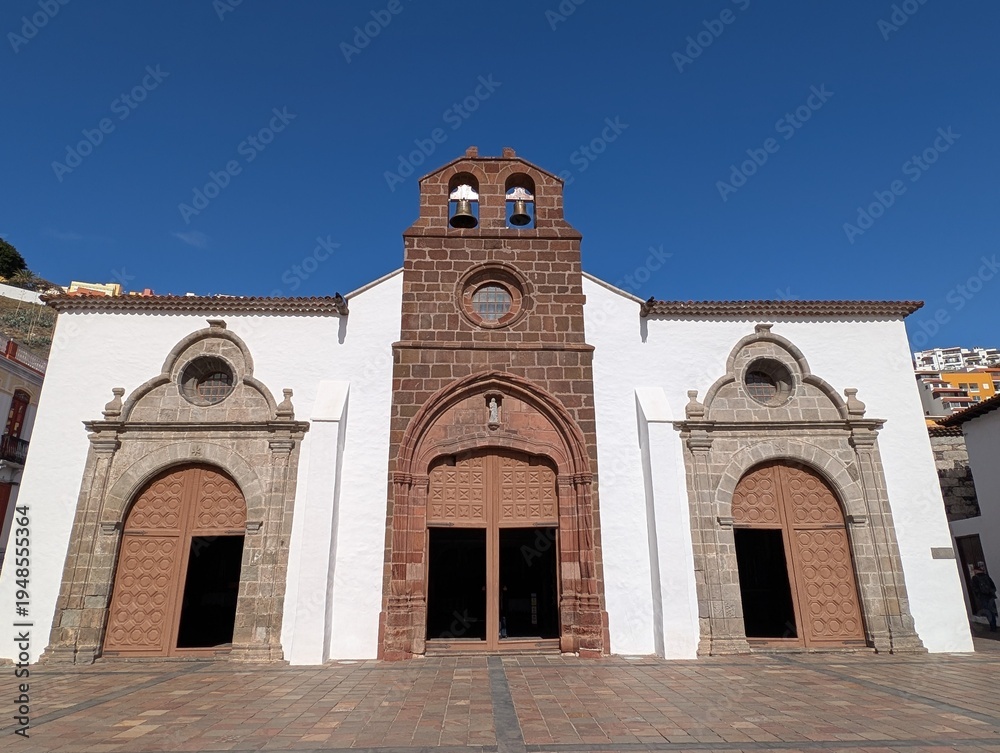 Fototapeta premium Iglesia de Nuestra Señora de la Asunción in San Sebastián, La Gomera