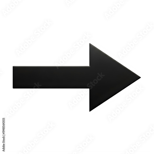 a large black arrow pointing to the right, commonly used for navigation or direction