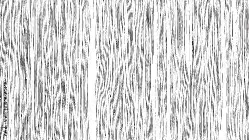 Black and white vertical wood grain texture pattern with irregular lines background