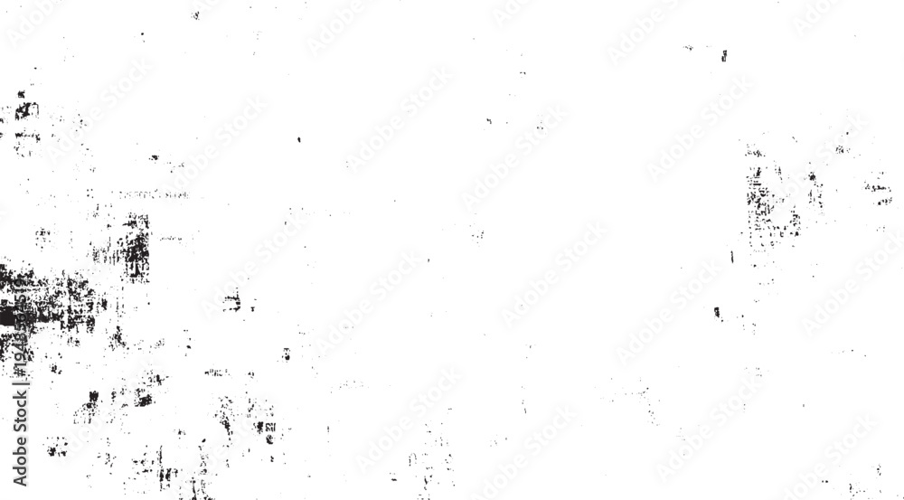 Fototapeta premium Black ink splatters and smudges on a white textured background