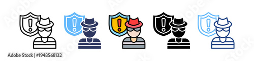 Insurance Fraud multiple icon