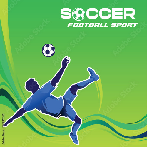 Football Background World Cup 2026 Vector.  International Sports Day Illustration, Graphic Design for the decoration of gift certificates, banners, and flyer

