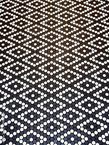 black and white geometric pattern