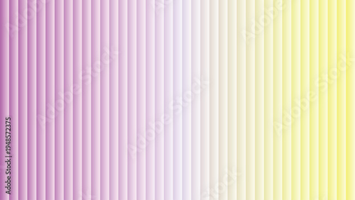 This image presents a striking vertical striped gradient shifting from vibrant purple to bright yellow