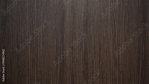 Seamless Wenge Wood Texture with Fine Deep Brown Linear Grain