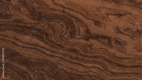 Seamless Rosewood Texture with Rich Dark Brown Elegant Grain Patterns
