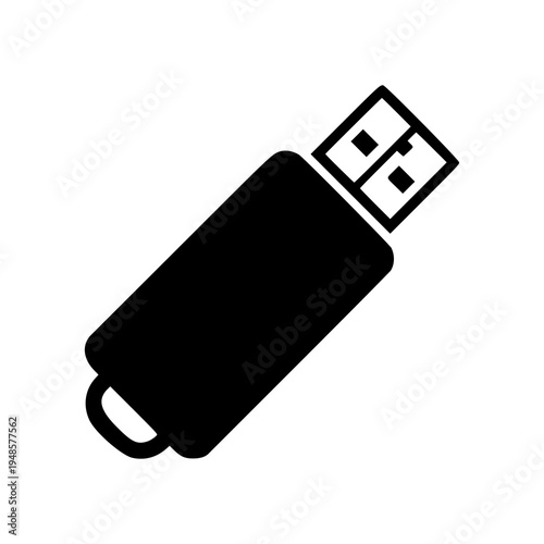 USB Flash Drive Data Storage Icon