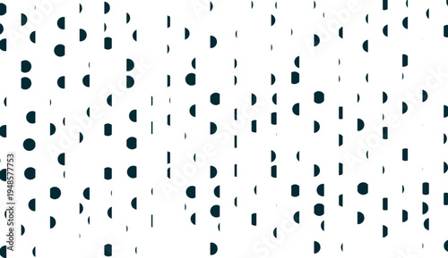 The texture is in the form of a cluster of cut small pieces from circles.