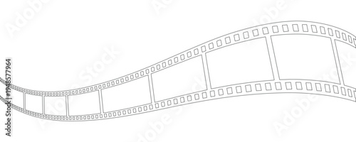 minimalist white paperclip line art on transparent background for office and design use.