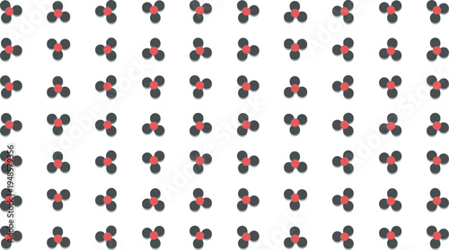 Texture in the form of even rows of atomic or molecular beams, or it could be flowers.