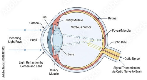 This infographic design template features a detailed human brain model and human eye chart vector illustration to present medical data through a professional business concept diagram