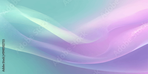 A smooth abstract blue background features flowing curves and waves of light with pink and purple accents to create a motion texture design for a modern wallpaper backdrop vector illustration