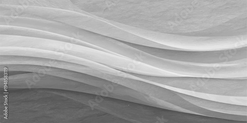 A soft black and white abstract background featuring a closeup of textured fabric with a clean gray textile pattern and winter snow detail for a nature inspired wedding wallpaper design