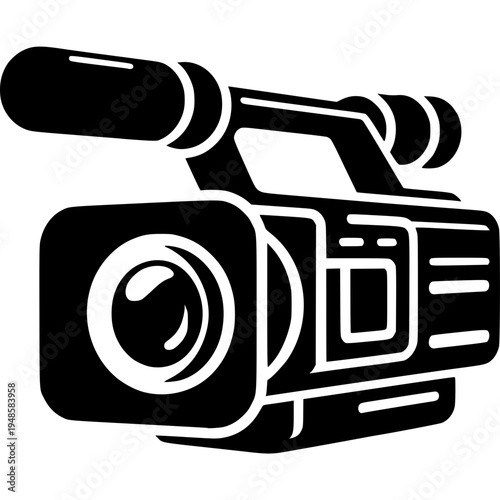 Video Camera Icon Vector