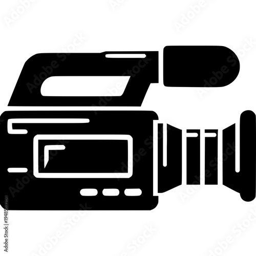 Video Camera Icon Vector