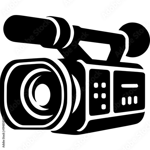 Video Camera Icon Vector