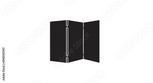 Foldable Room Divider Screen, Portable Partition, Privacy Panel, Interior Design Element