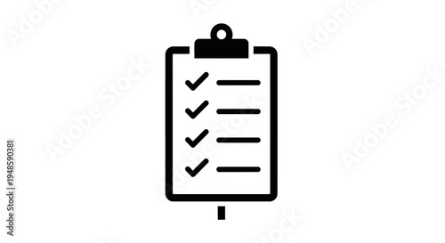 Checklist Clipboard with Ticks - To Do List, Task Management, Planning, Success Concept