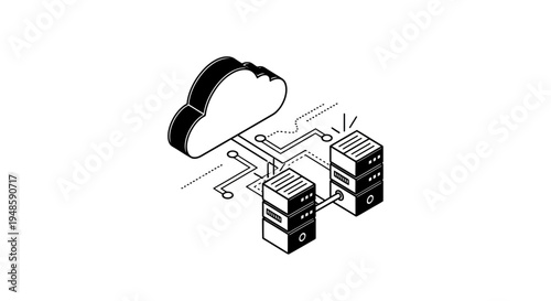 Cloud Computing Network Servers Data Transfer Technology