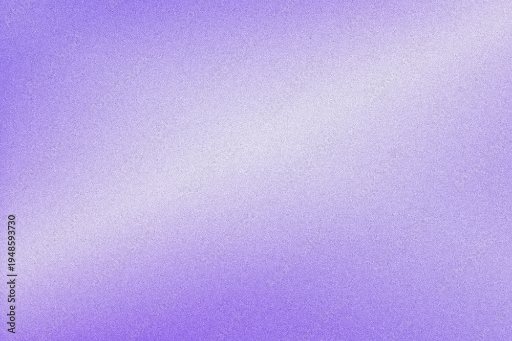 Fototapeta premium Calming violet gradient with a soft luminous center and fine grain texture, ideal for wellness branding, dreamy social media graphics, and modern digital presentations.