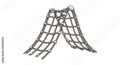 Children's Climbing Net Playground Equipment, Outdoor Adventure Play Structure