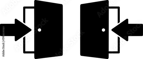 Enter and Exit Door Icon