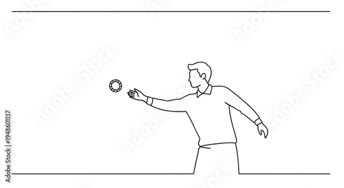 Man throwing a frisbee, outdoor activity, summer fun, leisure, sports, recreation