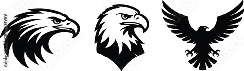 PrintEagle head illustration, eagle silhouette, bird of prey artwork, majestic eagle vector, freedom symbol, patriotic eagle design, wildlife emblem, strong eagle graphic