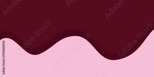 Dark and light red coloured wave patterned background with a flowing design. Pink gradients wave abstract. poster, oval, banner, style, print, creative.
