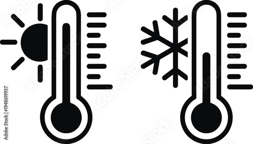 temperature, thermometer, hot, cold, weather, climate, heat, winter, summer, measurement, icon, symbol, forecast, seasonal, meteorology, climate change, temperature scale, weather icon,