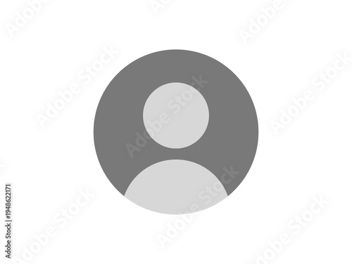 人物上半身シルエットアイコン