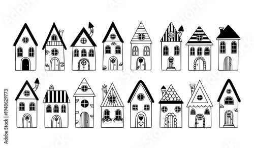 set of church icons