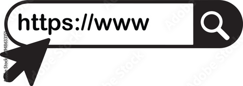 Search Bar and Cursor Click Http Www Internet Navigation