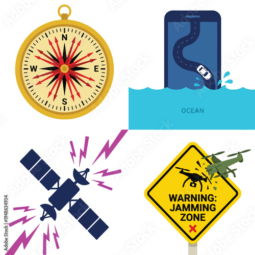 GPS Spoofing Electronic Warfare and Navigation Hack Set